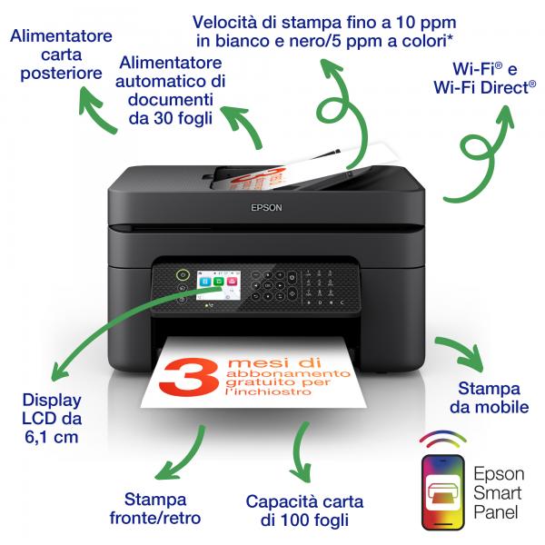 Epson WorkForce WF-2950DWF (Epson WorkForce WF-2950DWF - multifunk)Epson8715946702568C11CK62402
