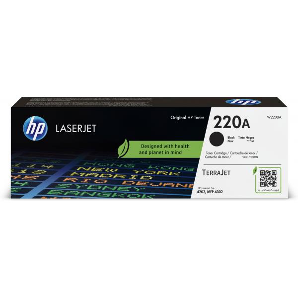HP Cartuccia toner originale nero LaserJet 220A (HP 220A BLACK ORIGINAL LASERJET - TONER CARTRID)Hp0193808760259W2200A