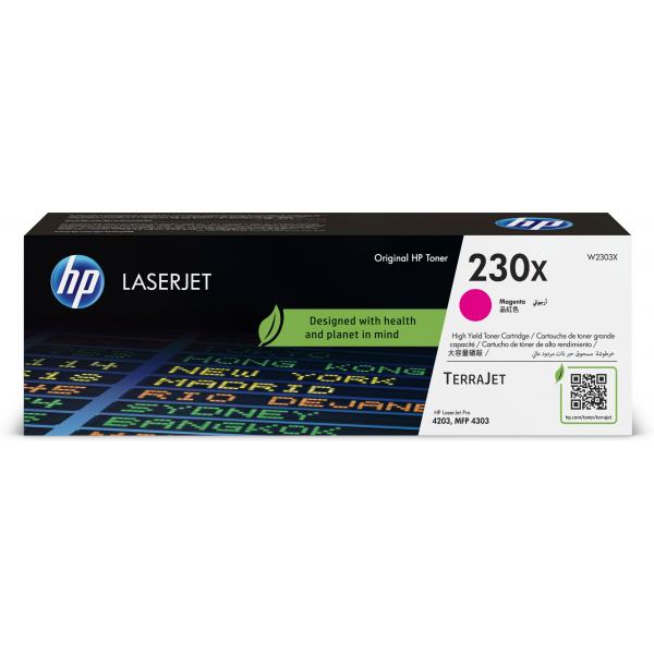 HP 230X Magenta Original LaserJet Toner Cartridge (HP 230X ORIGINAL MAGENTA - LASERJET TONER CARTRID)Hp0193808760402W2303X