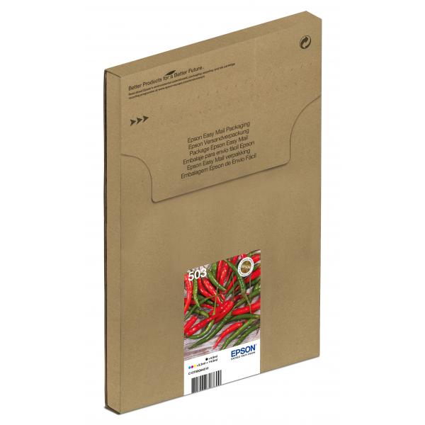 Epson 503 EasyMail cartuccia d'inchiostro 4 pz Originale Resa standard Nero, Ciano, Magenta, Giallo (EPSON CHILLIE 503 MP EASYMAIL MULTIPACK INK)Epson8715946707600C13T09Q64510