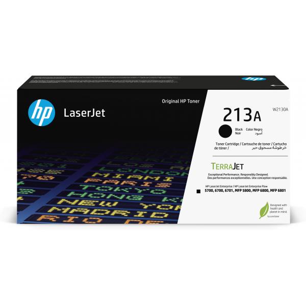 HP Cartuccia toner originale nero LaserJet 213A (HP 213A Black Standard Toner Cartridge 3.5K Pages - W2130A)Hp0195122822460W2130A