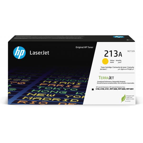HP Cartuccia toner originale giallo LaserJet 213A (HP 213A YLW ORIGINAL LASERJET - TONER CRTG)HpW2132A