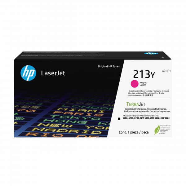 HP Cartuccia toner originale magenta ad altissima capacità LaserJet 213Y (HP 213Y Magenta Extra High Toner Cartridge 12K Pages - W2133Y)Hp0196337061552W2133Y