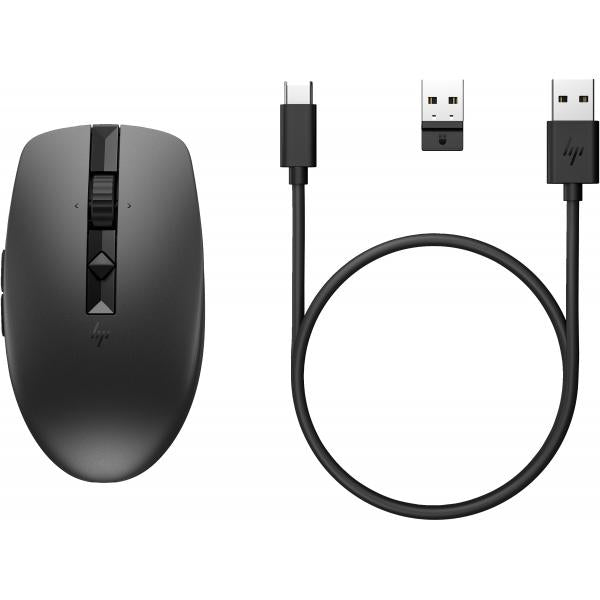 HP Mouse silenzioso ricaricabile 710 (710 Rechargeable Silent Mou - Warranty: 3M)Hp6E6F2AA#ABB