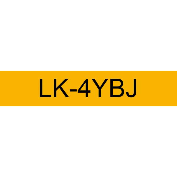 Epson C53S672074 nastro per etichettatrice Nero su giallo (Epson LabelWorks LK-4YBJ - tapepatron)Epson8715946713632C53S672074
