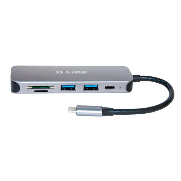 D-Link DUB-2325 USB tipo-C 5000 Mbit/s Grigio (5-IN-1 USB-C HUB W CARD READER)D-link0790069468575DUB-2325/E