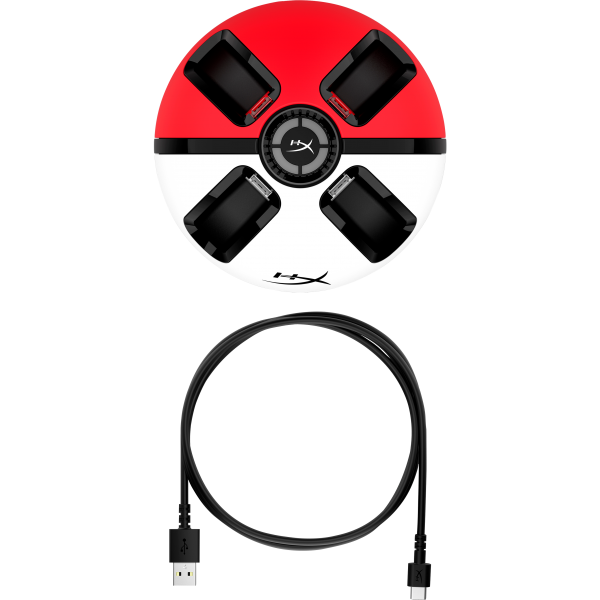 ChargePlay Quad 2 Controller per videogiochi Rosso, Bianco USB Interno (HYPERX CHARGEPLAY QUAD 2 NINTENDO SW)Hp6Y2G7AA