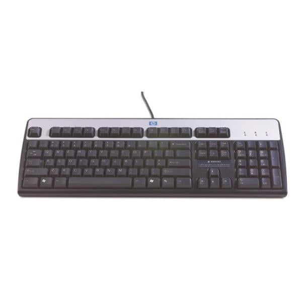 HP USB Standard Keyboard tastiera Arabico, Francese Nero, Argento (Keyboard 2004 USB Arabic - **New Retail** US/Arabic - Warranty: 12M)HpDT528A#AB6