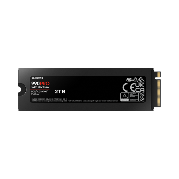 Samsung 990 PRO NVMe con Dissipatore di calore, SSD interno (990 Pro M.2 2000 Gb Pci - Express 4.0 V-Nand Mlc Nvme - Warranty: 12M)SamsungMZ-V9P2T0CW