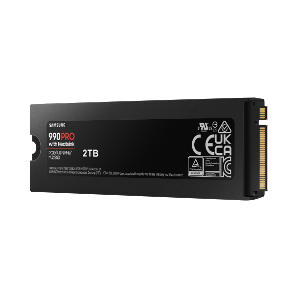 Samsung 990 PRO NVMe con Dissipatore di calore, SSD interno (990 Pro M.2 2000 Gb Pci - Express 4.0 V-Nand Mlc Nvme - Warranty: 12M)SamsungMZ-V9P2T0CW