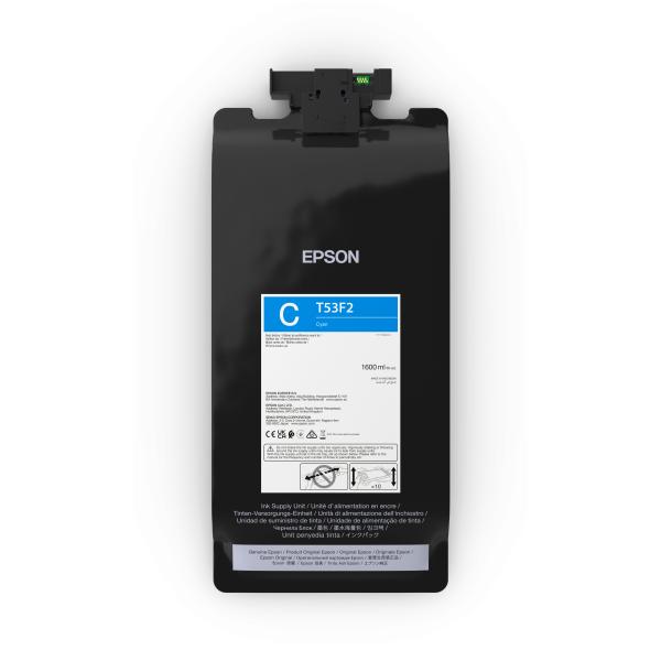 Epson UtraChromePro 6 cartuccia d'inchiostro 1 pz Originale Ciano (T53F2 CYAN IIPS INK CART - 1600ML)Epson8715946704838C13T53F200