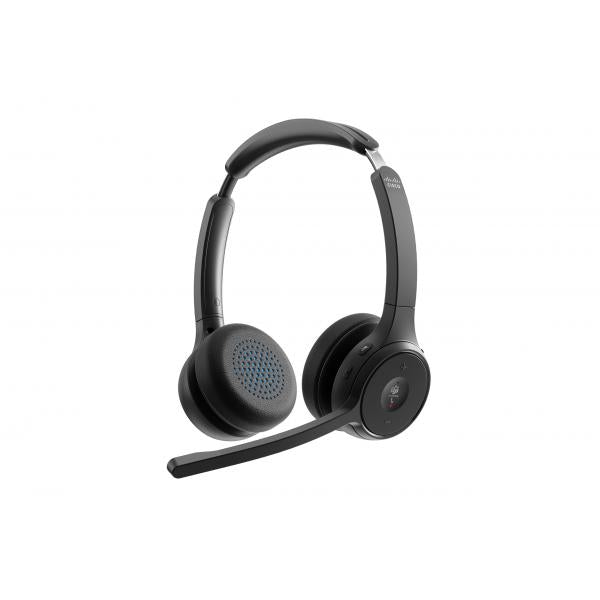 Cisco HS-WL-722Q-BUNA-C cuffia e auricolare Wireless A Padiglione Ufficio Bluetooth Nero (Cisco Headset 722 - Cuffie con microfono - over ear - Bluetooth - senza fili - nero carbonio - Cisco Webex Certified)Cisco0889728513289HS-WL-722Q-BUNA-C