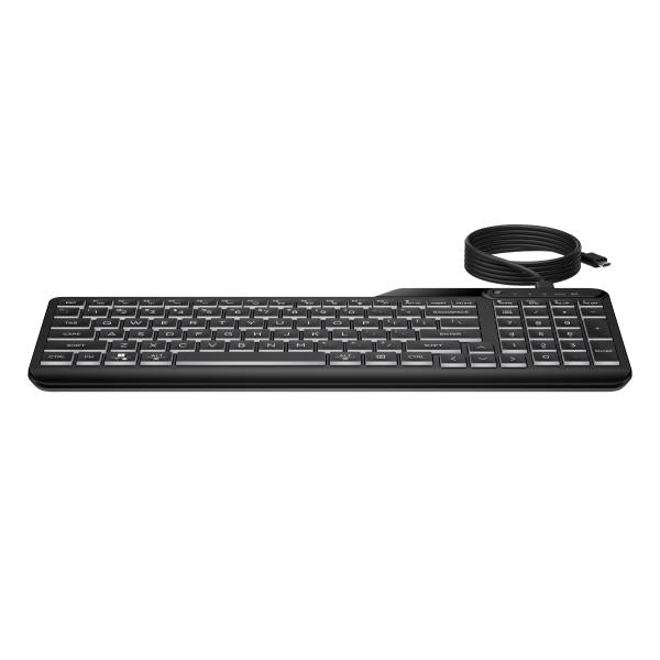 HP Tastiera cablata 400 retroilluminata (400 Backlit Wired Keyboard - - EU - Warranty: 12M)Hp7N7C0AA