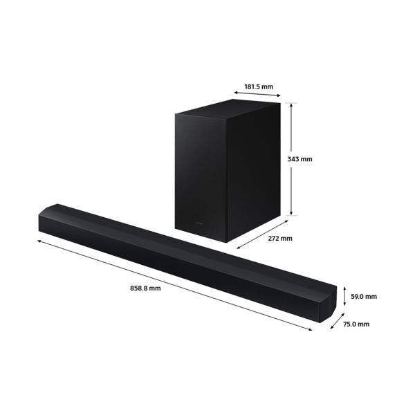 Samsung HW-C400/XU altoparlante soundbar Nero 2.0 canali (Samsung HW-C400 Soundbar)SamsungHW-C400/XU