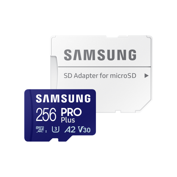 Samsung PRO Plus MicroSD 256 GB (256Sa/Eu Memory Card 256 Gb - Microsd Uhs-I Class 3 - Warranty: 12M)Samsung8806094788105MB-MD256SA/EU