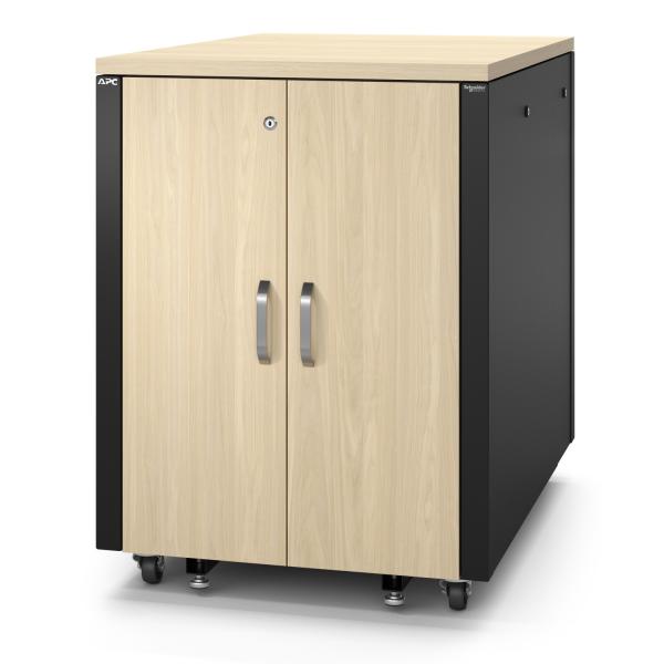 APC AR4017IA rack 17U Rack indipendenti Colore acero, Nero (SOUNDPROOF 17U RACK 230V MAPLE)Apc0731304621744AR4017IA