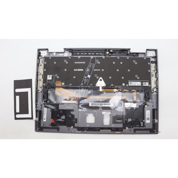 Lenovo 5M11H62418 ricambio per laptop Cover + keyboard (MECH_ASM BL KB GY FPR WW GER - CHY - Warranty: 3M)Lenovo57150635036215M11H62418