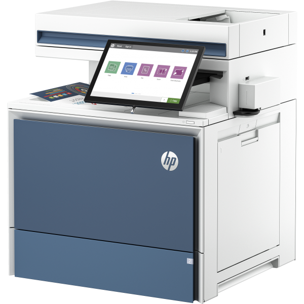 HP Color LaserJet Enterprise Flow LaserJet Enterprise Flow 5800zf Wireless Multifunction Colore Stampante, Fotocopiatrice, scanner; Fronte/retro (HP LaserJet Enterprise Flow MFP 5800zf)Hp58R10A#B19