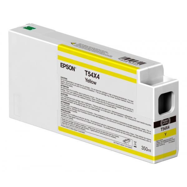 Epson Singlepack Yellow T54X400 UltraChrome HDX/HD 350ml (T54X4 YELLOW INK CARTRIDGE - 350ML)EpsonC13T54X400