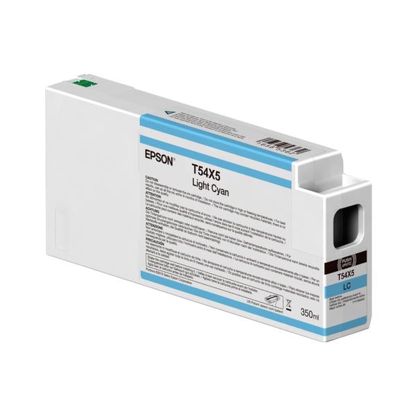 Epson Singlepack Light Cyan T54X500 UltraChrome HDX/HD 350ml (T54X5 LIGHT CYAN INK CARTRIDGE-350ML)EpsonC13T54X500
