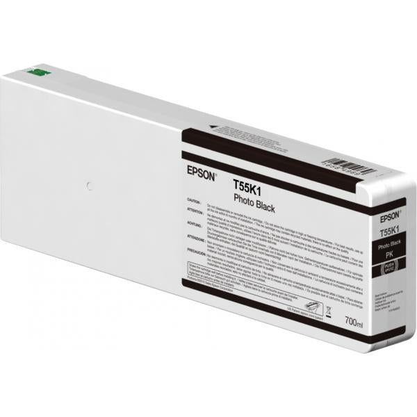 Epson T55K100 cartuccia d'inchiostro 1 pz Originale Nero per foto (T55K1 PHOTO BLACK INK CART - 700ML)EpsonC13T55K100