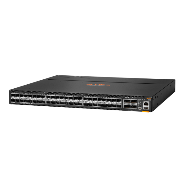 HPE Aruba Networking CX 8100 48x10G SFP+ 4x40/100G QSFP28 FB Airflow 3Fan 2AC PSU Gestito L3 1U (HPE ARUBA NETWORKING CX8100 48-PORT,48x10G SFP+ 4x40/100G QSFP28 2x 240V)HpeR9W90A