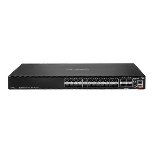 HPE Aruba Networking CX 8100 24x10G SFP+ 4x40/100G QSFP28 BF Airflow 3Fan 2AC PSU Gestito L3 1U (ARUBA 8100-24XF4C BF3F2AC-STOCK - .)HpeR9W87A