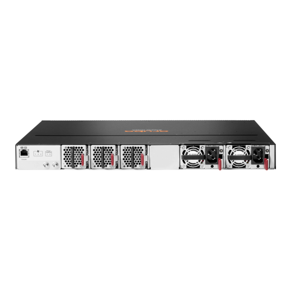 HPE Aruba Networking CX 8100 24x10G SFP+ 4x40/100G QSFP28 FB Airflow 3Fan 2AC PSU Gestito L3 1U (ARUBA 8100-24XF4C FB3F2AC-STOCK - .)HpeR9W86A