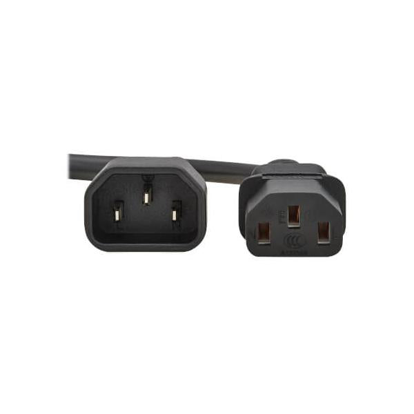 Eaton P004-02M-EU cavo di alimentazione Nero 2 m IEC C13 IEC C14 (PDU POWER CORD C13 TO C14 10A - 250V H05VVF 2M BLACK)Eaton0037332280886P004-02M-EU