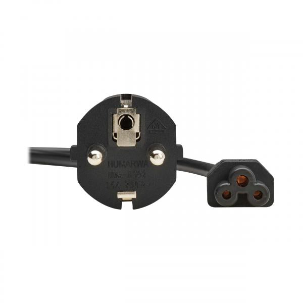 Eaton P058-02M-EU cavo di alimentazione Nero 2 m CEE7/4 Accoppiatore C5 (POWER CABLE SCHUKO TO C52.5A - H05VV-F 2M)Eaton0037332281074P058-02M-EU