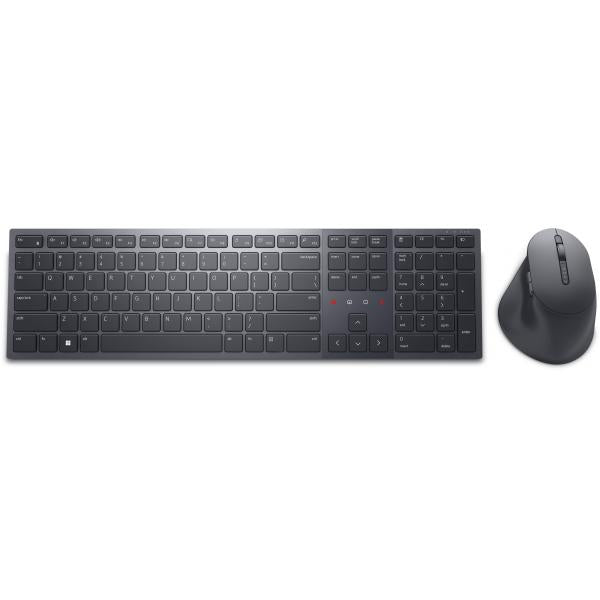 DELL KM900 tastiera Mouse incluso Ufficio RF senza fili + Bluetooth QWERTY US International Grafite (Dell Premier KM900 - tastatur og mus-s)DellKM900-GR-INT