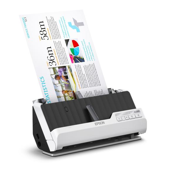 Epson DS-C490 Scanner a foglio 600 x 600 DPI A4 Nero, Grigio (DS-C490 A4 Compact Desktop Scanner)Epson8715946720487B11B271401BY