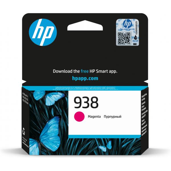 HP Cartuccia di inchiostro magenta originale 938 (938 MAGENTA ORIGINAL INK - CARTRIDGE)Hp4S6X6PE