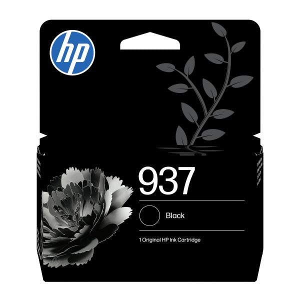 HP Cartuccia di inchiostro nero originale 937 (HP 937 BLACK Original Ink Cartridge)Hp4S6W5NE