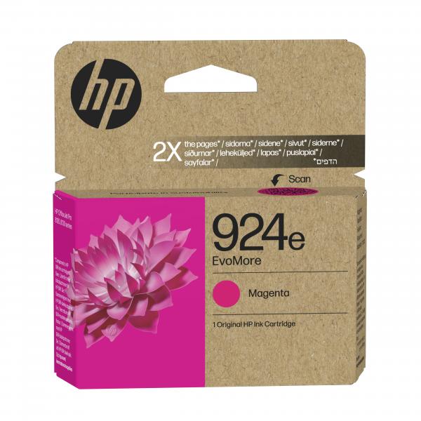 HP Cartuccia di inchiostro magenta originale 924e EvoMore (HP 924E EvoMore Ink Cart Mag)Hp4K0U8NE
