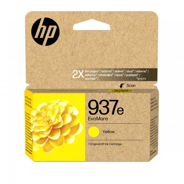 HP Cartuccia di inchiostro giallo originale 937e EvoMore (HP 937E EvoMore Ink Cart Ylw)Hp4S6W8NE