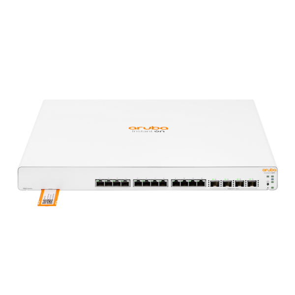 HPE Aruba Networking Networking Instant On Switch 12p 10GBT 4p SFP+ 1960 (HPE Networking Instant On 1960 12XGT 4SFP+ Switch - Switch - L2+ - intelligente - 12 x 100/1000/10000 + 4 x 10 Gigabit SFP+ - montabile su rack - BTO)Hpe0190017521770JL805A#ABB