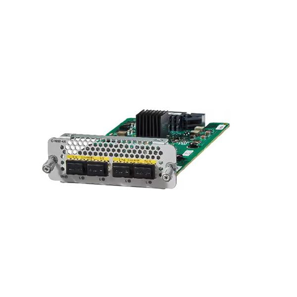 Cisco C-NIM-4X= modulo del commutatore di rete 10 Gigabit Ethernet, Gigabit Ethernet (Cisco Network Interface Module - Modulo di espansione - 1000Base-X x 4 - per P/N: C8300-1N1S-6T, C8300-1N1S-6T-V, C8300-2N2S-4T2X, C8300-2N2S-6T, C8300-2N2S-6T-V)Ci...