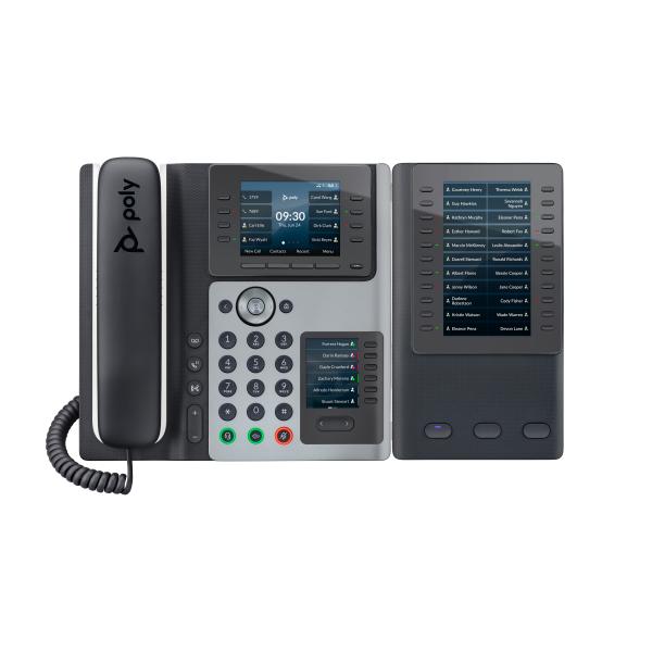 Poly Edge E400 IP Phone and PoE-enabled - Replaces Poly SKU 2200-87835-025Hp019749734141682M93AA