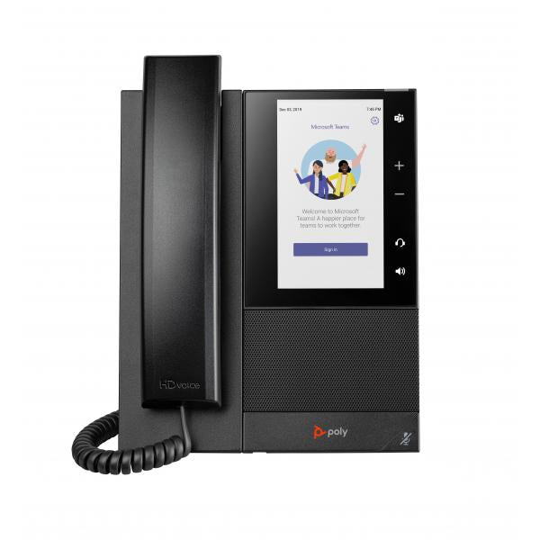 HP Poly CCX 505 - For Microsoft Teams - VoIP phone - SIP, SDP, RTCP, RTP, SRTP - Versione UKHp019749734274182Z79AA
