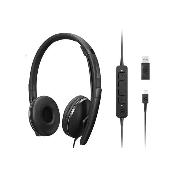 Lenovo 4XD1M39029 cuffia e auricolare Cablato A Padiglione USB tipo-C Nero (Lenovo ANC Headset G2 Zoom)Lenovo4XD1M39029