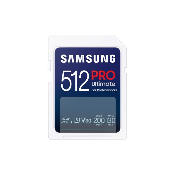 Samsung PRO Ultimate SD Card - Scheda di memoria 512GB (Mb-Sy512S 512 Gb Sdxc Uhs-I - Warranty: 12M)Samsung8806094957402MB-SY512S/WW