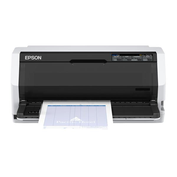 Epson LQ-690IIN stampante ad aghi 360 x 180 DPI 487 cps (Epson LQ 690IIN - Printer - B/W - dot-matrix - 360 x 180 dpi - 24 pin - up to 529 char/sec - USB 2.0, parallel, LAN - black and white)Epson8715946695990C11CJ82403A0