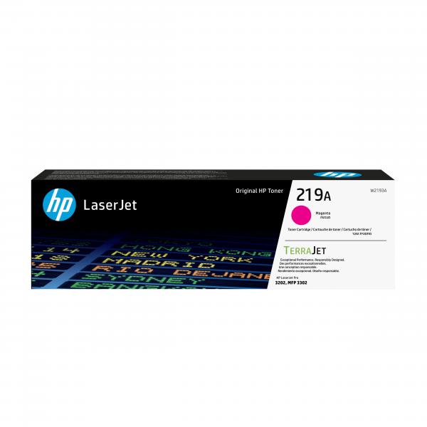 HP Cartuccia toner originale LaserJet 219A magenta (HP 219A MAGENTA - ORIGINAL LASERJET TONER CARTRIDG)HpW2193A