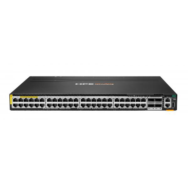 HPE Aruba Networking CX 6300M 48p SR10 1G/2.5G/5G/10G PTP/AVB Class8 PoE and 4p 100G MACsec Switch (HPE ANW 6300M 48SRX CL8 4P100G SW)HpeS0E91A