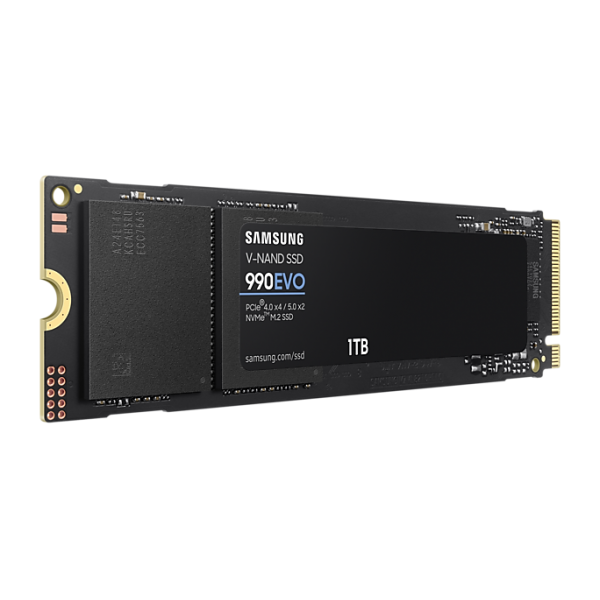 Samsung 990 EVO 1 TB M.2 PCI Express 4.0 NVMe V-NAND TLC (Samsung 990 EVO PCIe 4.0 NVMe M.2 1TB)SamsungMZ-V9E1T0BW