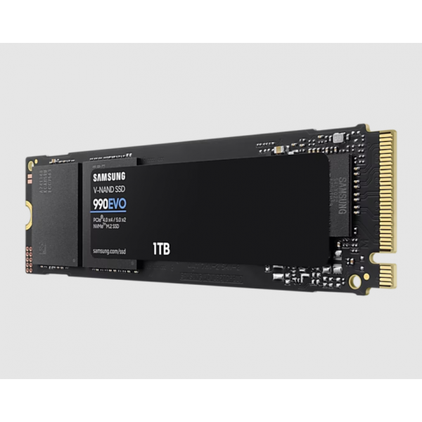 Samsung 990 EVO 1 TB M.2 PCI Express 4.0 NVMe V-NAND TLC (Samsung 990 EVO PCIe 4.0 NVMe M.2 1TB)SamsungMZ-V9E1T0BW