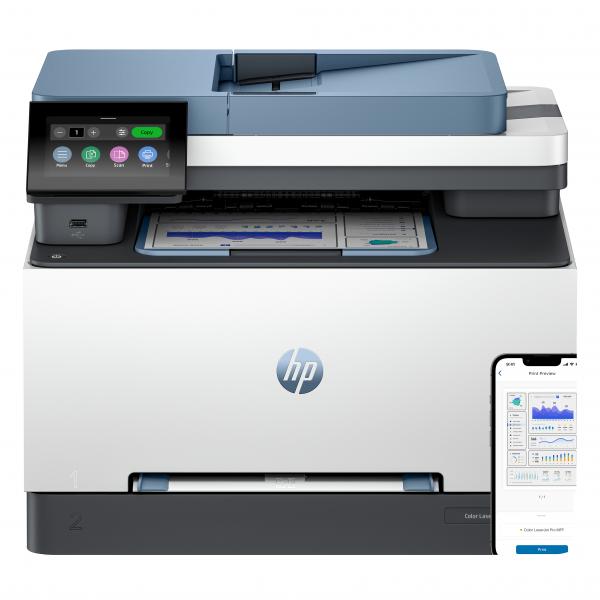 HP LaserJet Pro 3302sdw Wireless Multifunction Colore Stampante, Fotocopiatrice, scanner; Fronte/retro (Color Laserjet Pro Mfp - 3302Sdw Laser A4 600 X 600 - Dpi 25 Ppm Wi-Fi - Warranty: 12M)Hp499Q6F