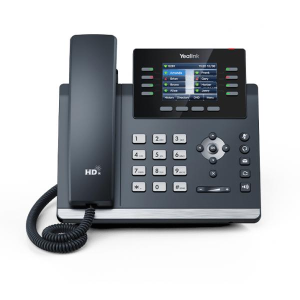 Yealink SIP-T44U telefono IP Grigio 8 linee LCD Wi-Fi (SIP-T44U - VoIP phone with - caller ID - Warranty: 12M)Yealink1301214