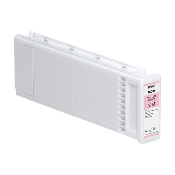 Epson Singlepack Vivid Light Magenta T80060N UltraChrome PRO 700ml (T8006 VIVID LIGHT MAG INK CART-700ML)Epson8715946728490C13T80060N
